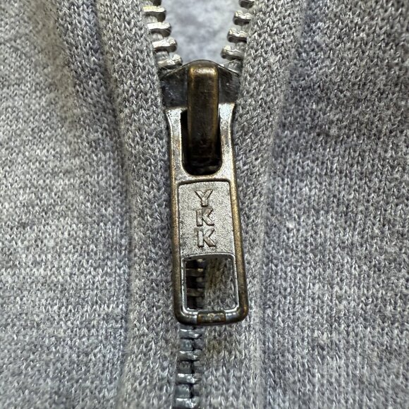 Vintage Russell Athletic Zip Up Hoodie Gray Pullover Size XL Baggy - Picture 5 of 7